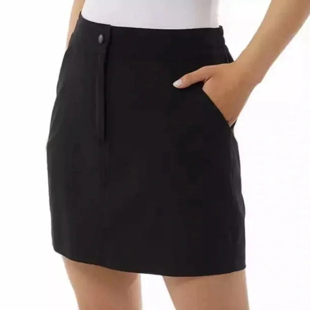32 Degrees Cool Women's Tech Skort, Black Size Small